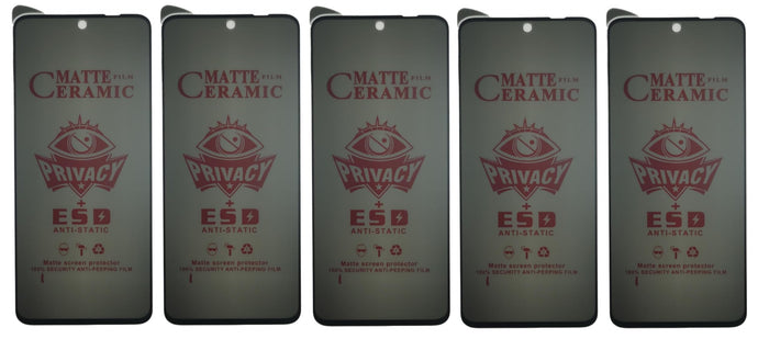 Matte ceramic privacy screen protectors.