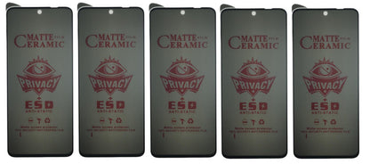 Matte ceramic privacy screen protectors.