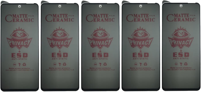 Matte ceramic privacy screen protectors.