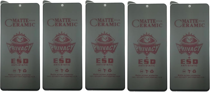 Matte ceramic privacy screen protectors.
