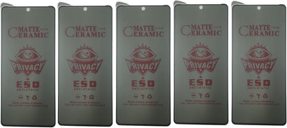 Matte ceramic privacy screen protectors.