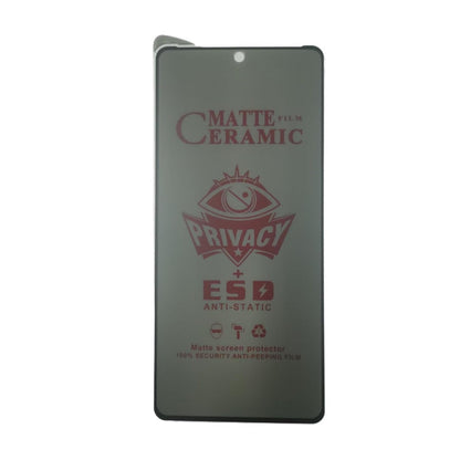 Matte ceramic privacy screen protector.
