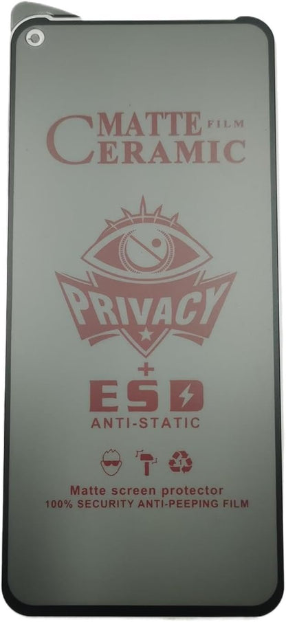 Matte ceramic privacy screen protector.