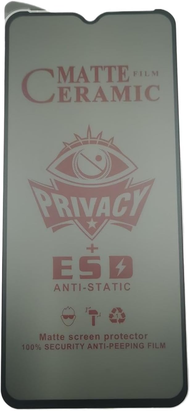 Matte ceramic privacy screen protector.