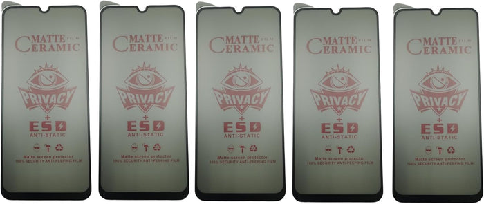 Matte ceramic privacy screen protectors.