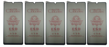 Matte ceramic privacy screen protectors.