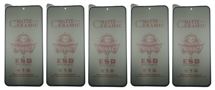 Matte ceramic privacy screen protectors.