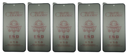 Matte ceramic privacy screen protectors.
