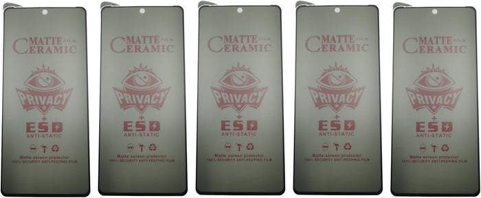 Matte ceramic privacy screen protectors.