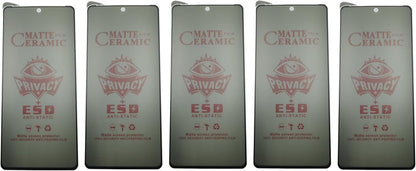 Matte ceramic privacy screen protectors.