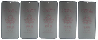 Matte ceramic screen protectors.