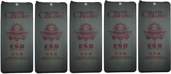 Matte ceramic privacy screen protectors.