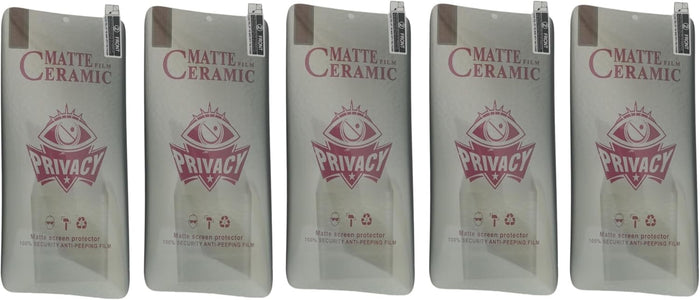 Matte ceramic privacy screen protectors.