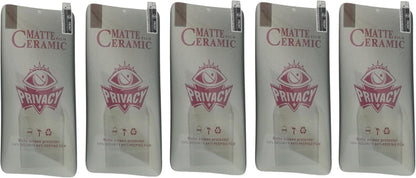 Matte ceramic privacy screen protectors.