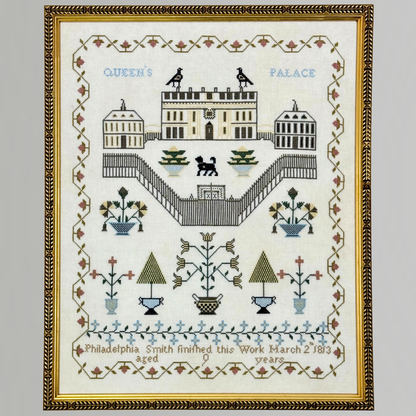 Maximum Cross Stitch - Philadelphia Smith 1813 - Booklet Chart and/or Roxy Floss Pack