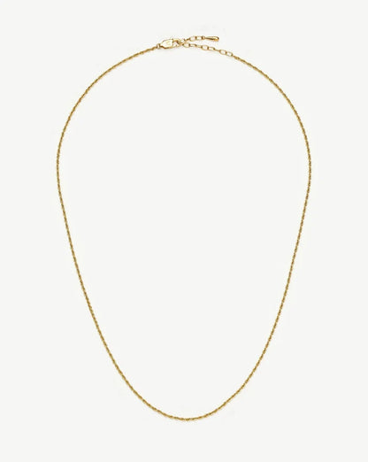 Medium Rope Chain Necklace | 18ct Gold Plated Necklaces Missoma