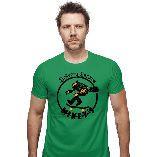 Secret_Shirts Fitted Shirts, Mens / Small / Irish Green Mikey's Delivery Service