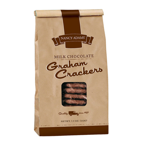 Milk Chocolate Covered Graham Crackers Candy - 12 Count Bags