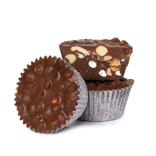 Milk Chocolate Rocky Road Cup O' Chocolate Candy - 24 Count