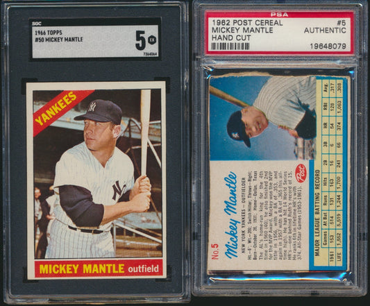 Mini Mixer Break (20 spots, Limit 2) Featuring '66 Mantle + 3 '49 Bowman Spots