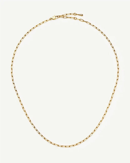 Mini Paperclip Chain Necklace | 18ct Gold Plated Necklaces Missoma
