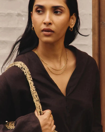 Mini Paperclip Chain Necklace | 18ct Gold Plated Necklaces Missoma