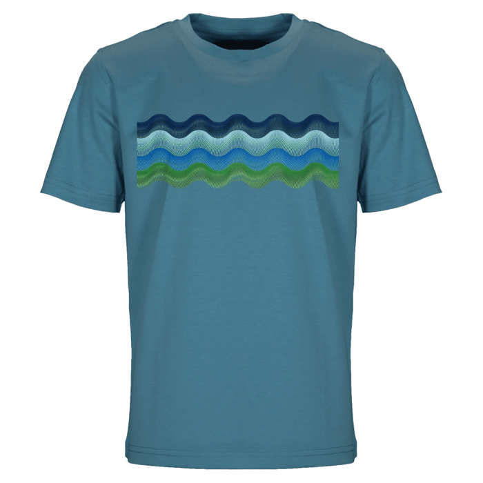 Moda Bandidos Junior's 2-Piece Co-Ord Set – Deep Teal/Blue/Green   (T-Shirt & Shorts)