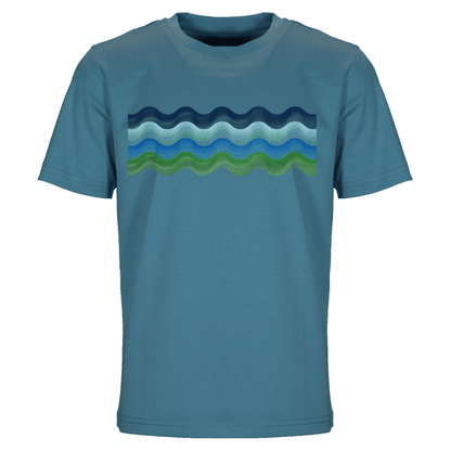Moda Bandidos Junior's 2-Piece Co-Ord Set – Deep Teal/Blue/Green   (T-Shirt & Shorts)