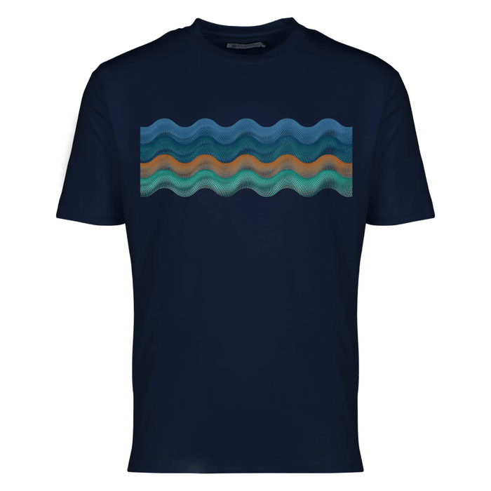 Moda Bandidos Men's 2-Piece Co-Ord Set – Navy/Blue   (T-Shirt & Shorts)