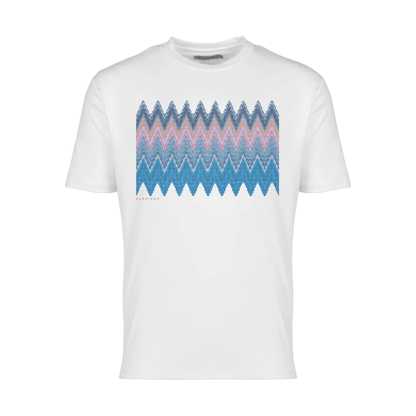 Moda Bandidos Men's 2 Piece Co Ord Set White/Blue T-Shirt & Shorts