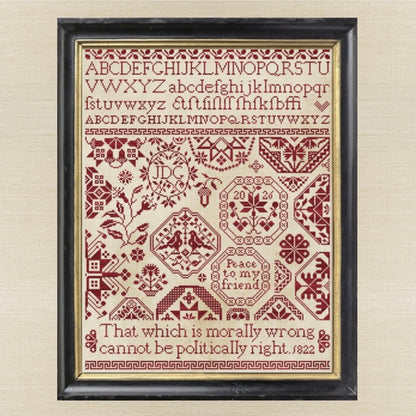 Modern Folk Embroidery - Peace To My Friend - Booklet Chart IH