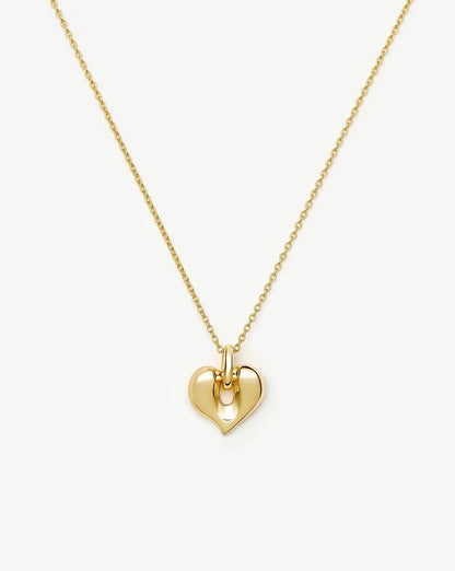 Molten Heart Pendant Necklace | 18ct Gold Plated Necklace Missoma