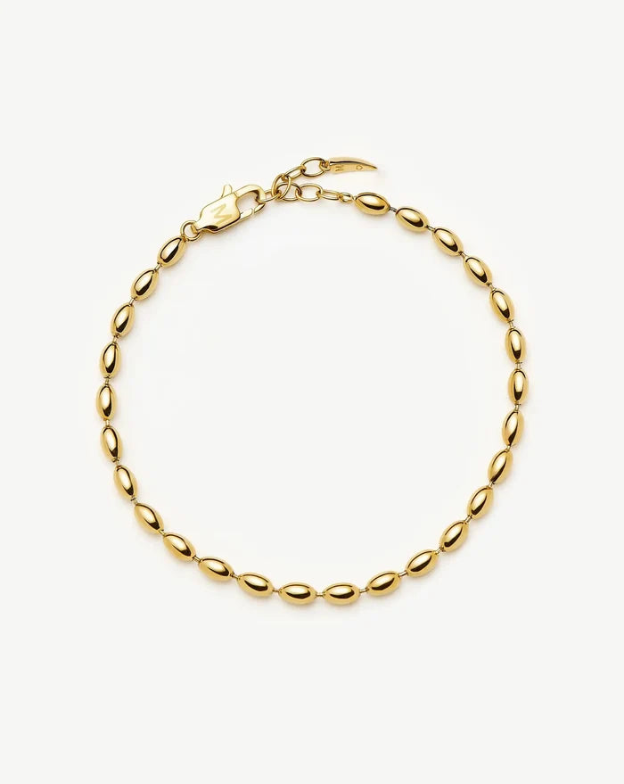 Molten Olive Chain Bracelet | 18ct Gold Plated Bracelets Missoma