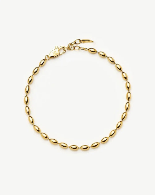 Molten Olive Chain Bracelet | 18ct Gold Plated Bracelets Missoma