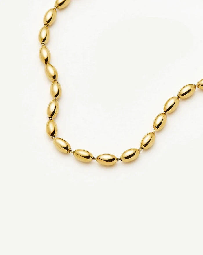 Molten Olive Chain Bracelet | 18ct Gold Plated Bracelets Missoma