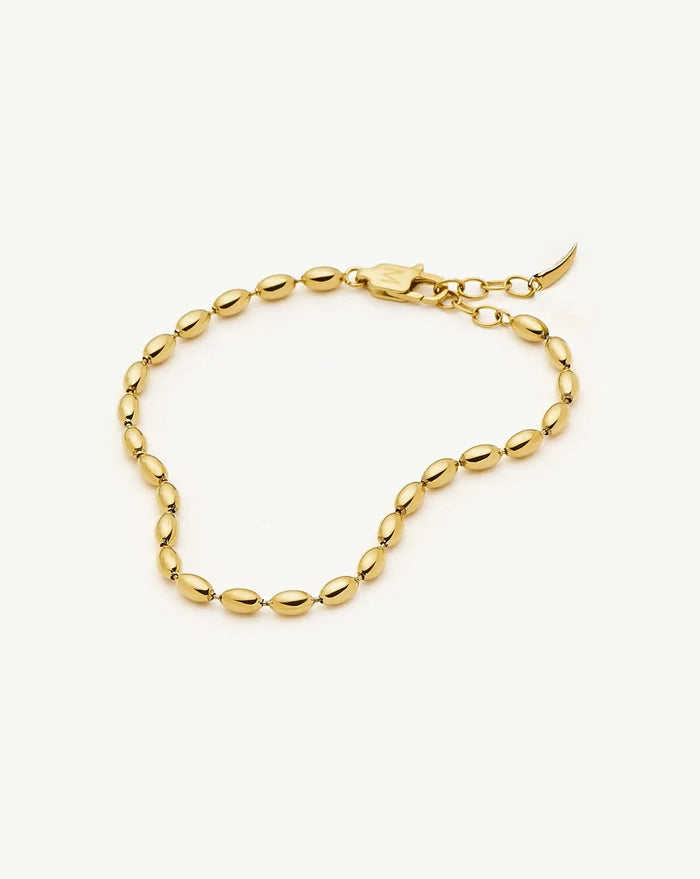 Molten Olive Chain Bracelet | 18ct Gold Plated Bracelets Missoma