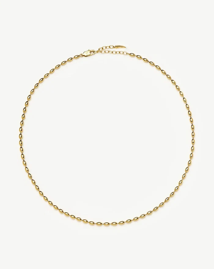 Molten Olive Chain Necklace | 18ct Gold Plated Necklaces Missoma