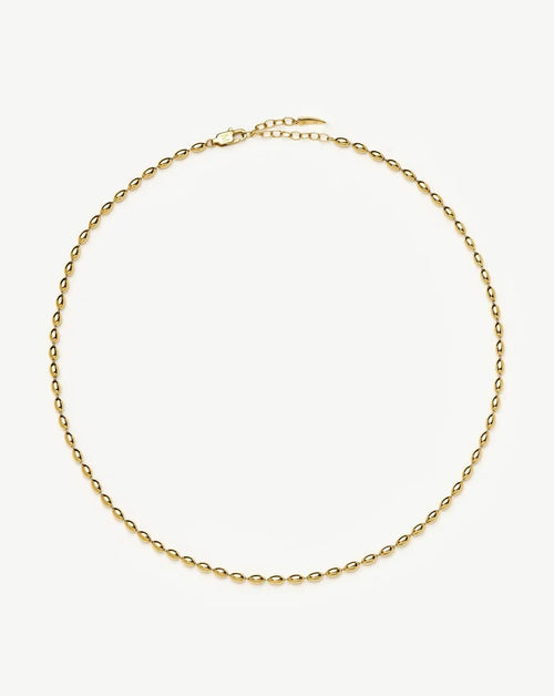 Molten Olive Chain Necklace | 18ct Gold Plated Necklaces Missoma