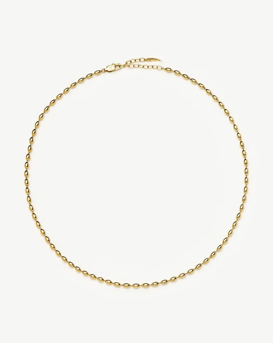 Molten Olive Chain Necklace | 18ct Gold Plated Necklaces Missoma