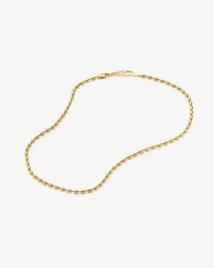 Molten Olive Chain Necklace | 18ct Gold Plated Necklaces Missoma
