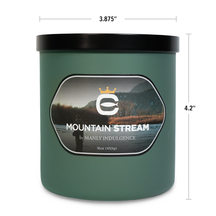 Mountain Stream, 16oz, Two Wick Candle
