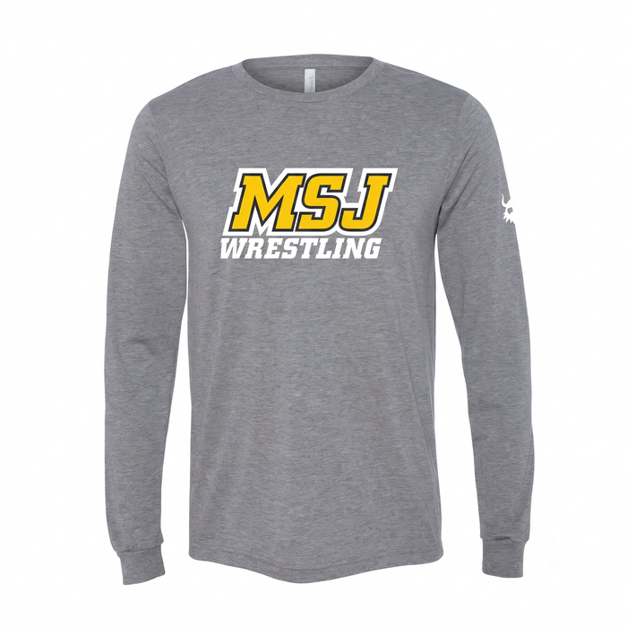 MSJ Grey Tri-blend Long Sleeve