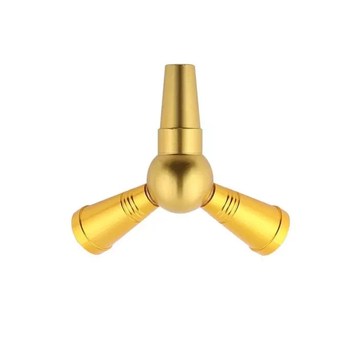 Multi Hookah Hose Connector - Gold