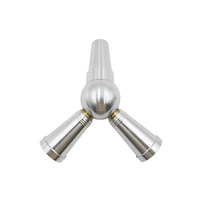 Multi Hookah Hose Connector - Silver