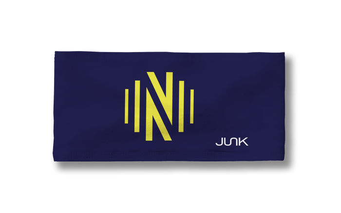 Nashville SC: Logo Navy Big Bang Lite Headband - View 3