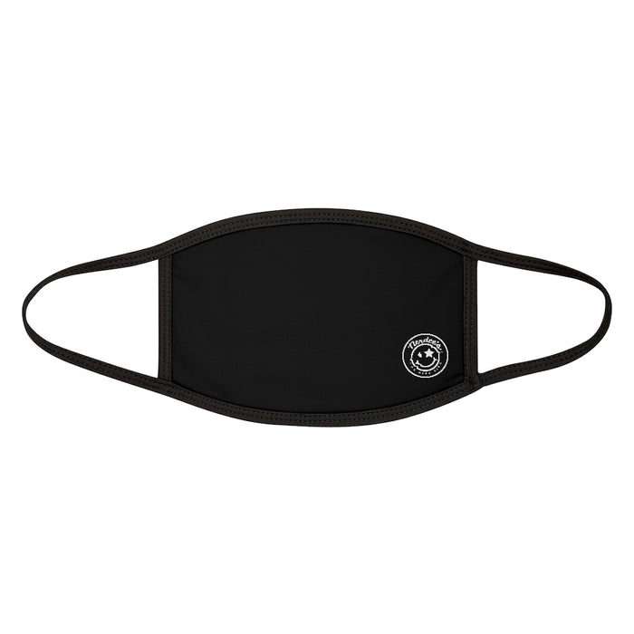 Nerdee's - Mixed-Fabric Face Mask - Emblem Logo - Black