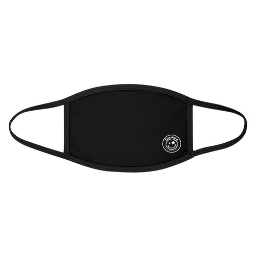 Nerdee's - Mixed-Fabric Face Mask - Emblem Logo - Black