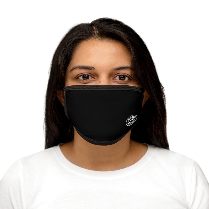 Nerdee's - Mixed-Fabric Face Mask - Emblem Logo - Black