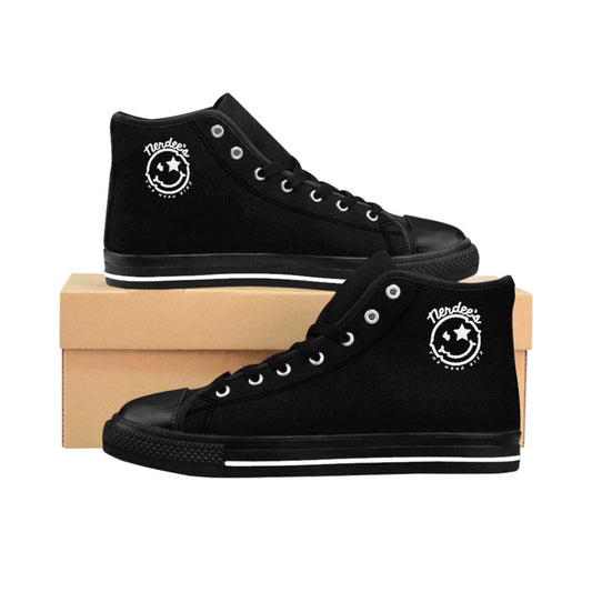 Nerdee's Pro Skate Original's - Men's High-top Sneakers - Black