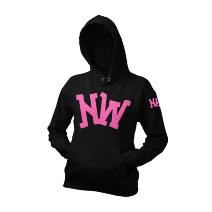 Nerdee's World Gaming Logo "NW" (Pink) - Unisex Hoodie